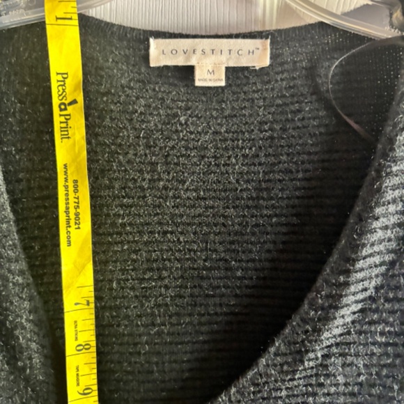Lovestitch black medium sweater dress NWOT - Picture 3 of 4